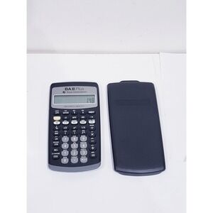 Texas Instruments BA II Plus Financial Calculator  With Cover - Working